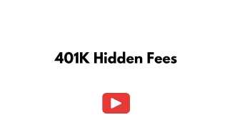 401K Hidden Fees